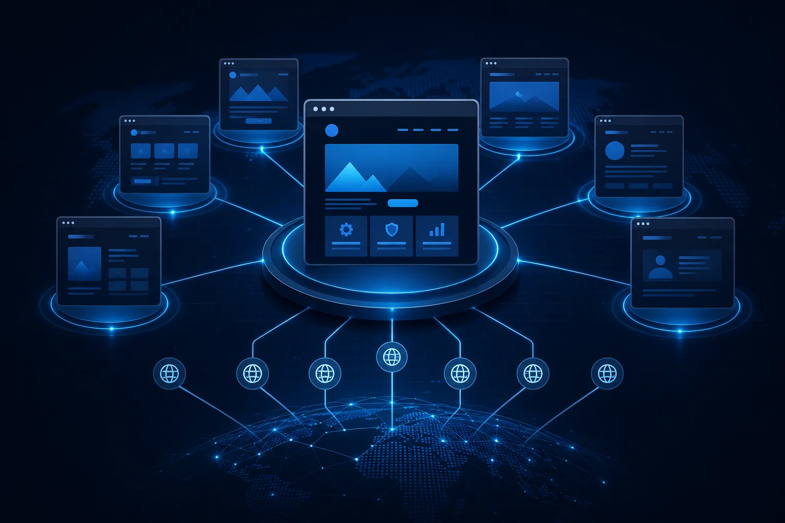 Brand microsite development with custom design and content strategy for reputation management