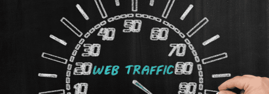 Web traffic showing 100% optimized