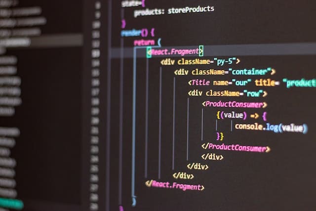 JavaScript codes in web development courses